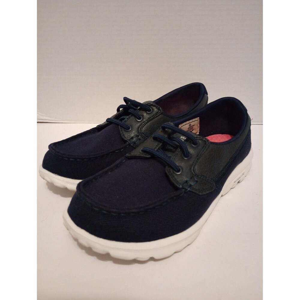 Skechers Womens On The Go 14269 Navy Blue Casual Shoes Sneakers Size 5